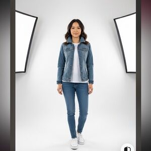 Christopher Blue Classic Denim Jean Jacket